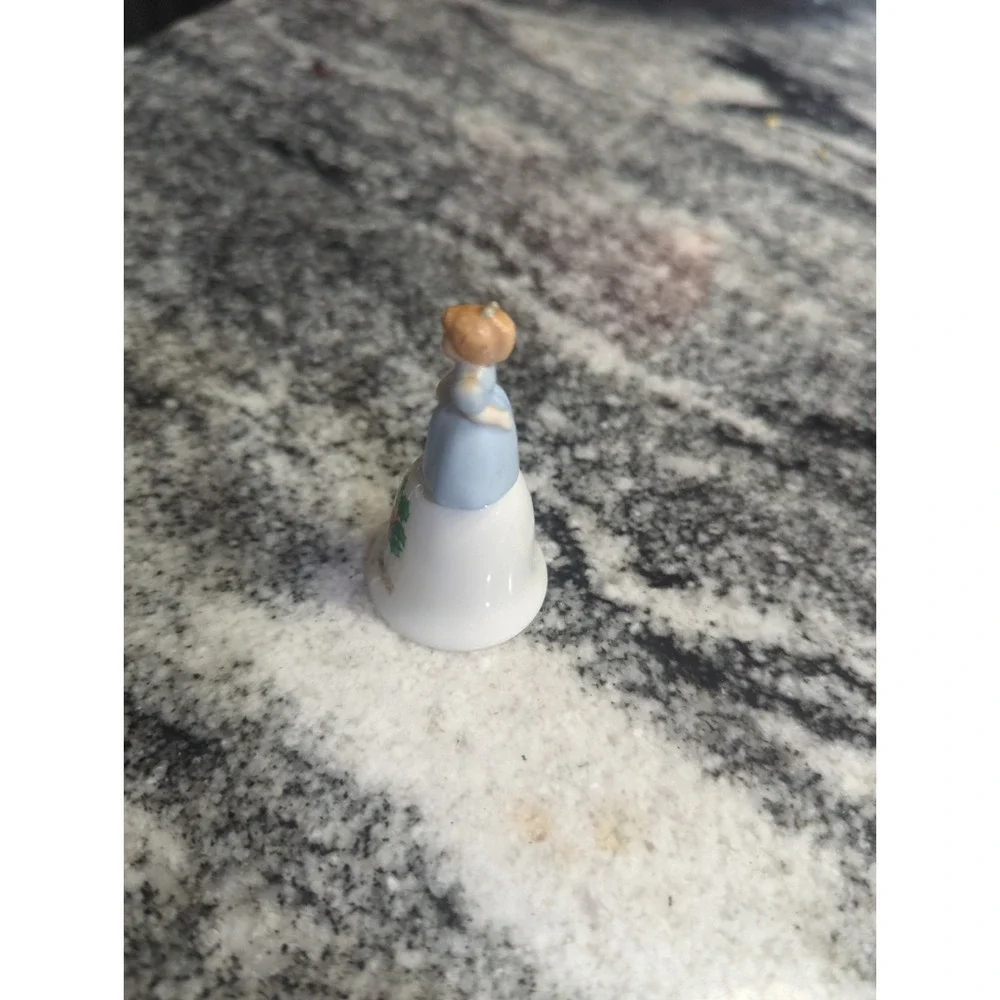 Vintage Miniature Porcelain Bell Russ Berrie & Co. 